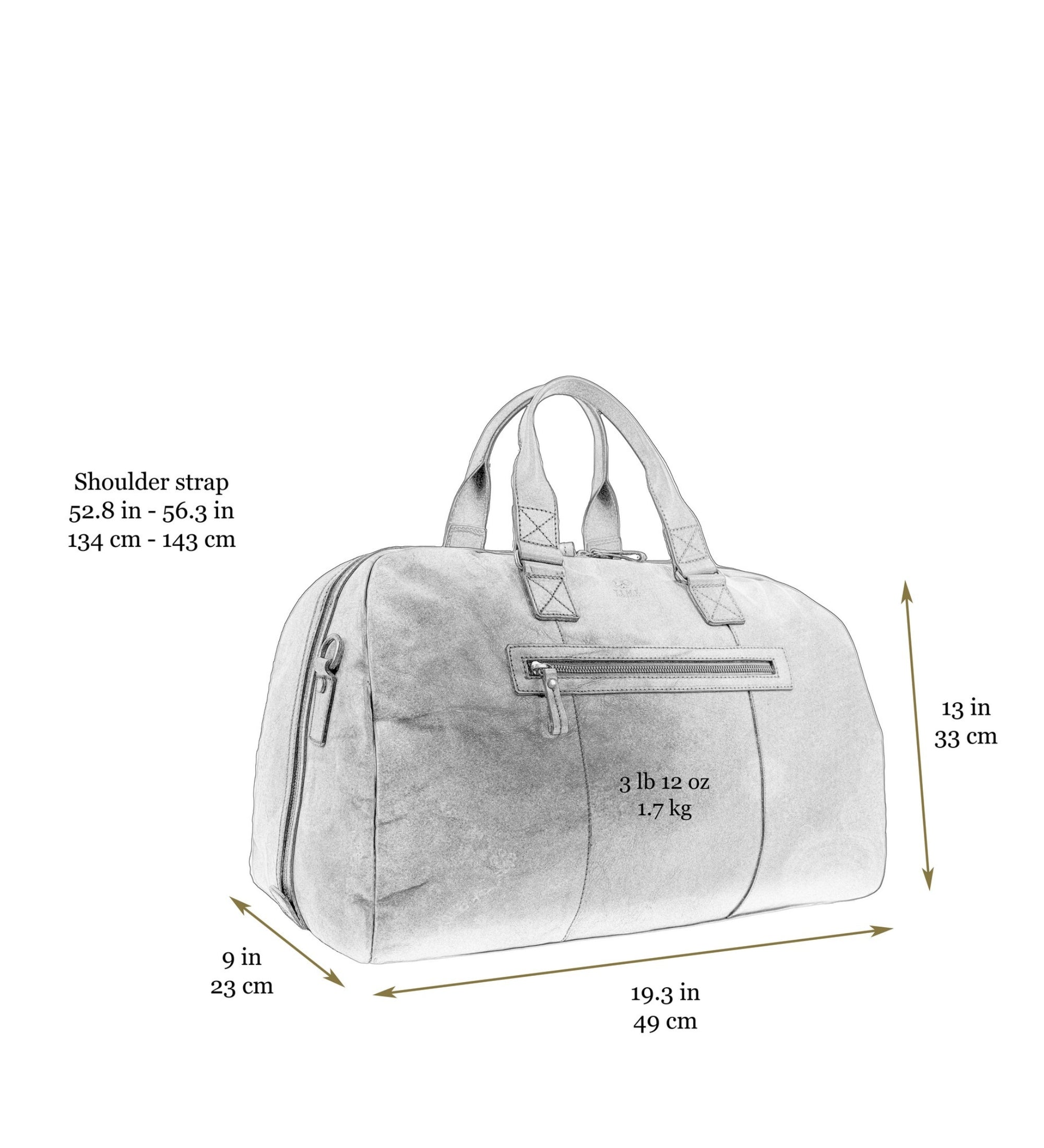 Leather Duffel Bag for Women