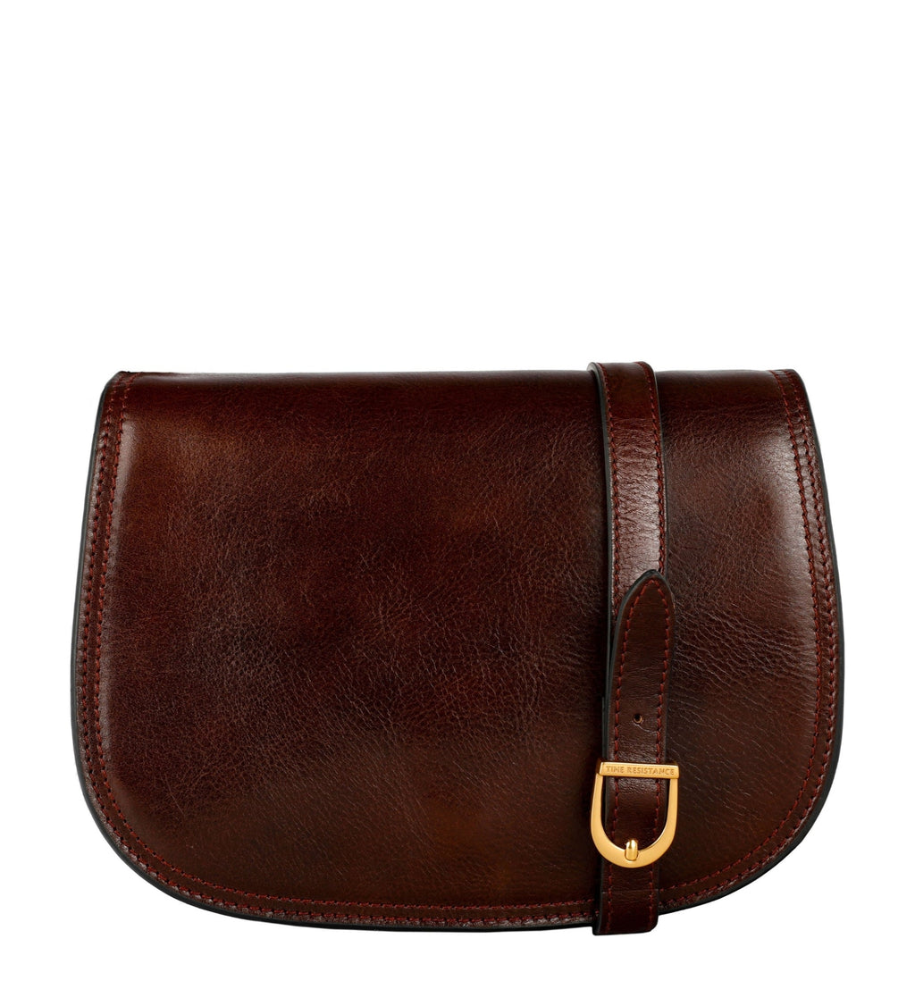 Women’s Full-Grain Leather Messenger Bag – Moonfleet