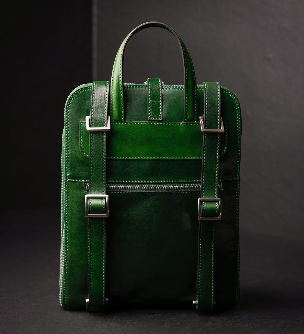 Women’s Convertible Leather Backpack Shoulder Bag