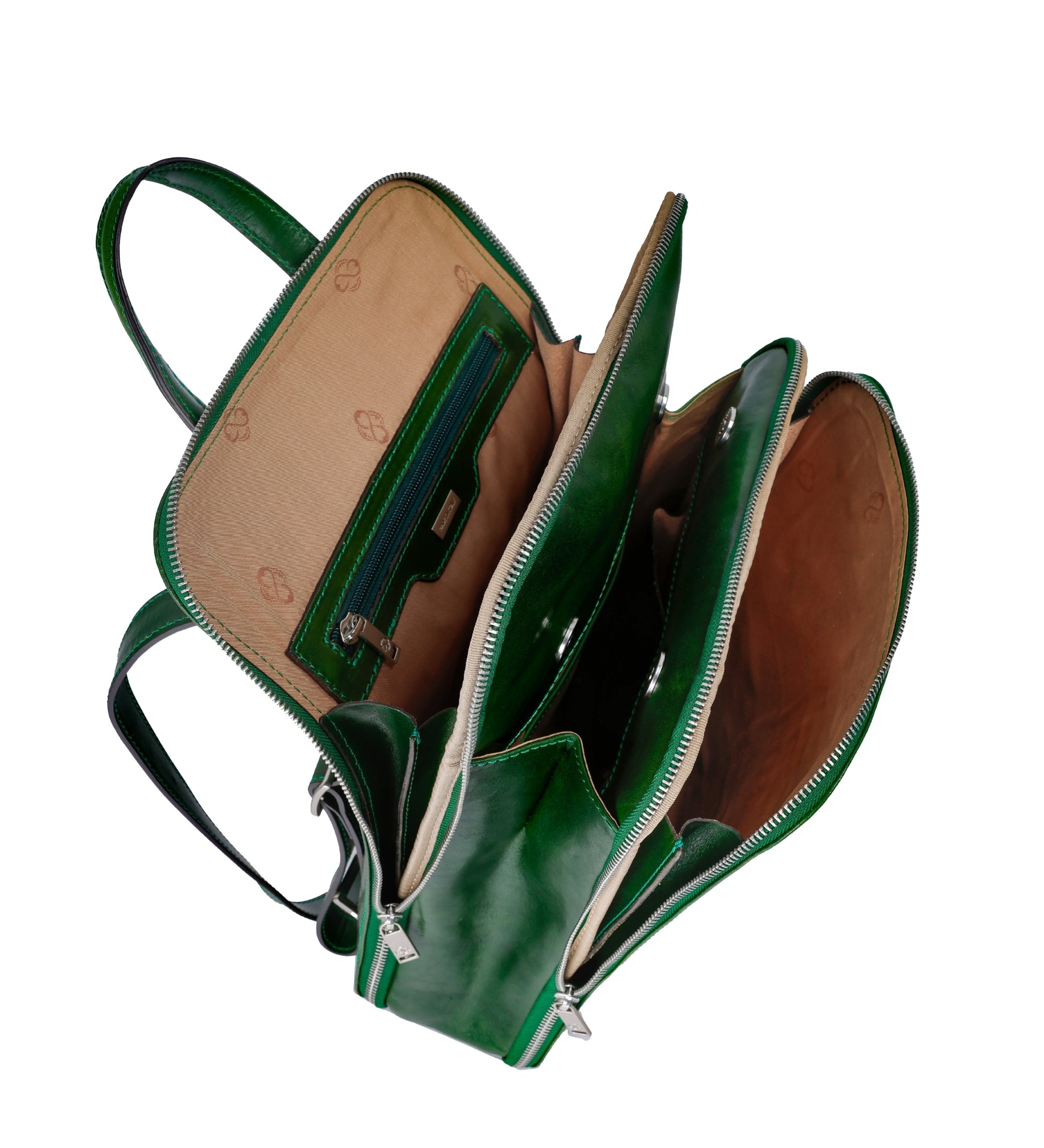 Women’s Convertible Leather Backpack Shoulder Bag