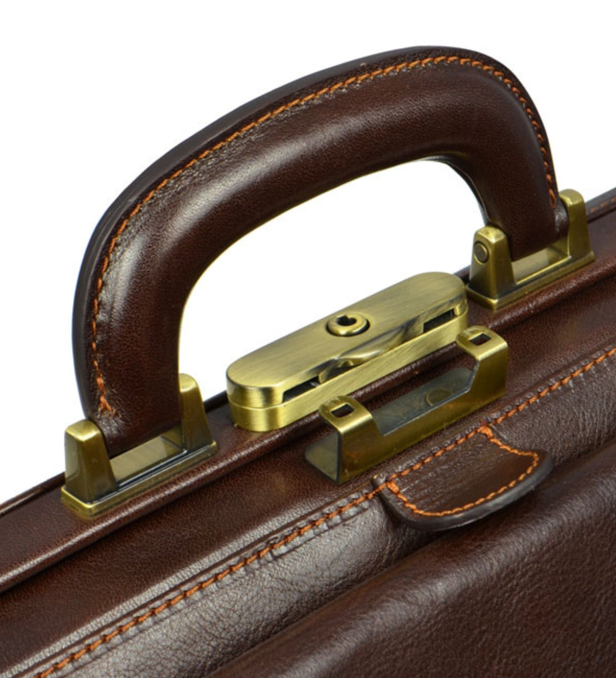 Large Italian Leather Doctor Bag for Women