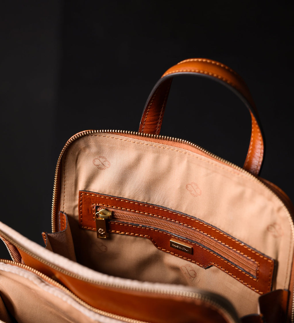 Women’s Convertible Leather Backpack Shoulder Bag