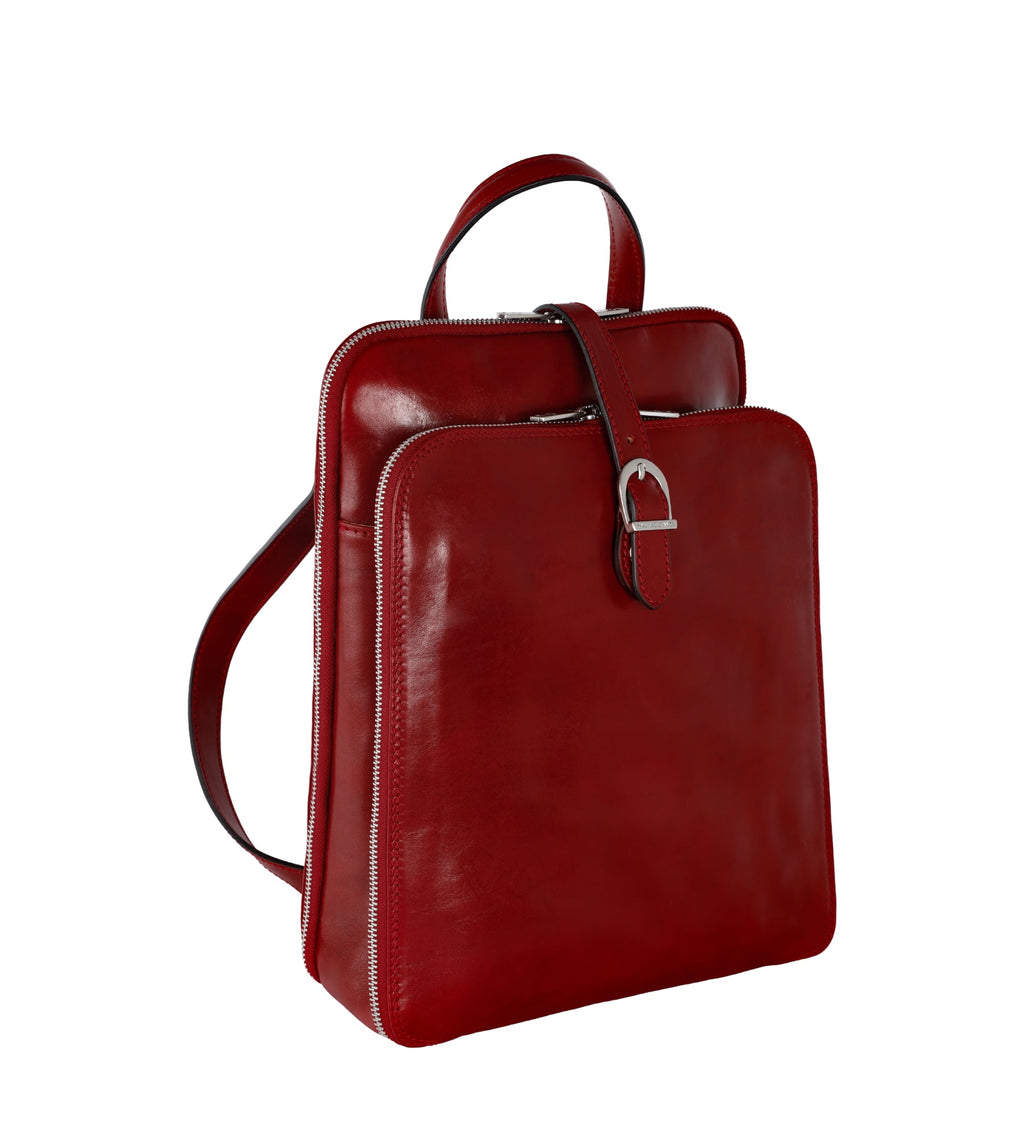 Women’s Convertible Leather Backpack Shoulder Bag