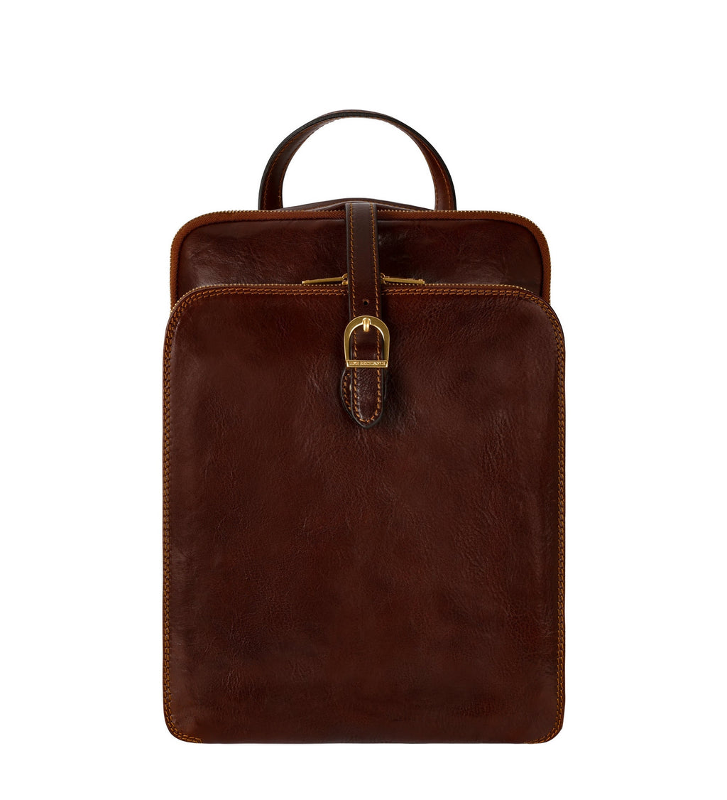 Women’s Convertible Leather Backpack Shoulder Bag