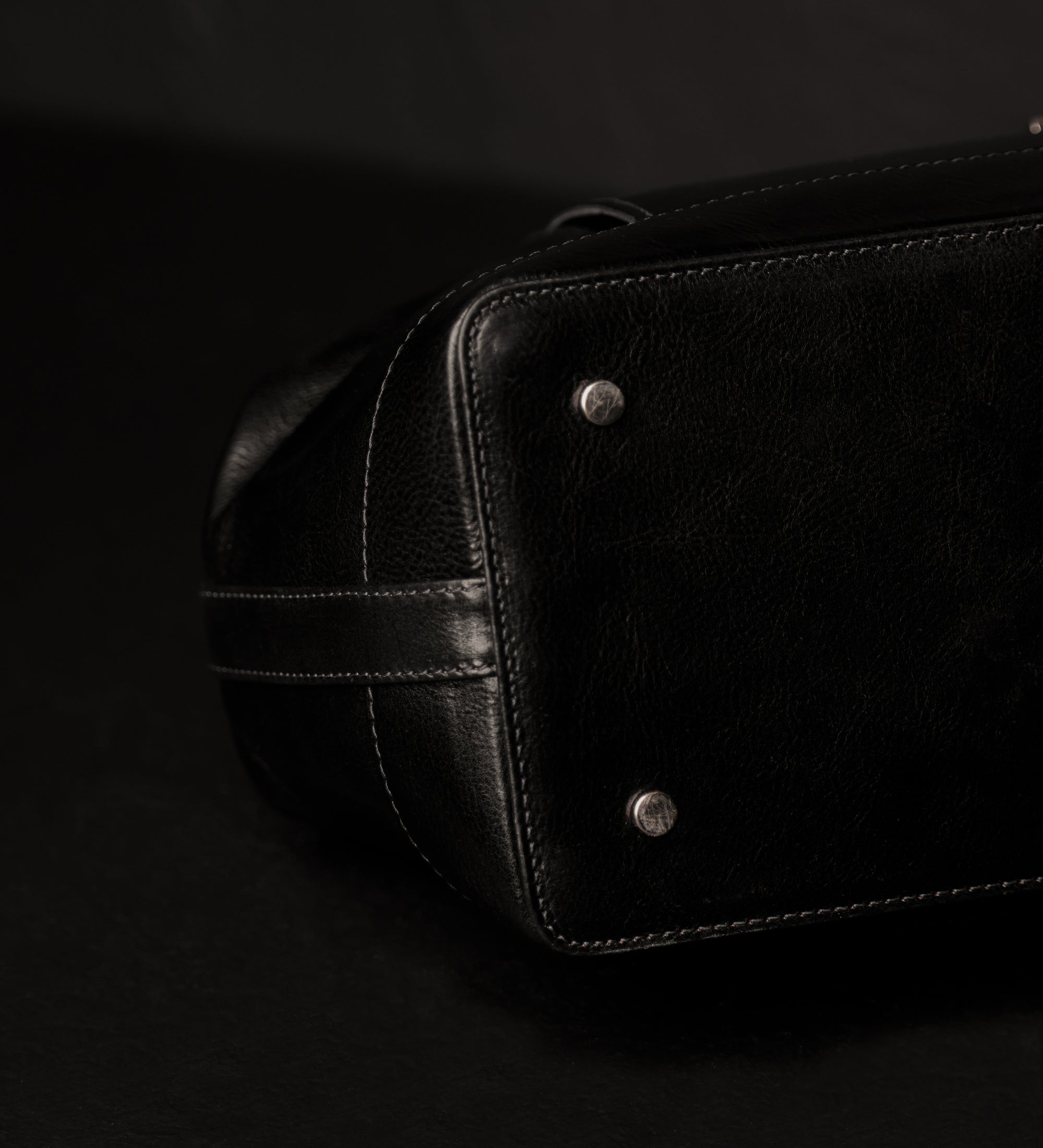 Large Italian Leather Doctor Bag for Women