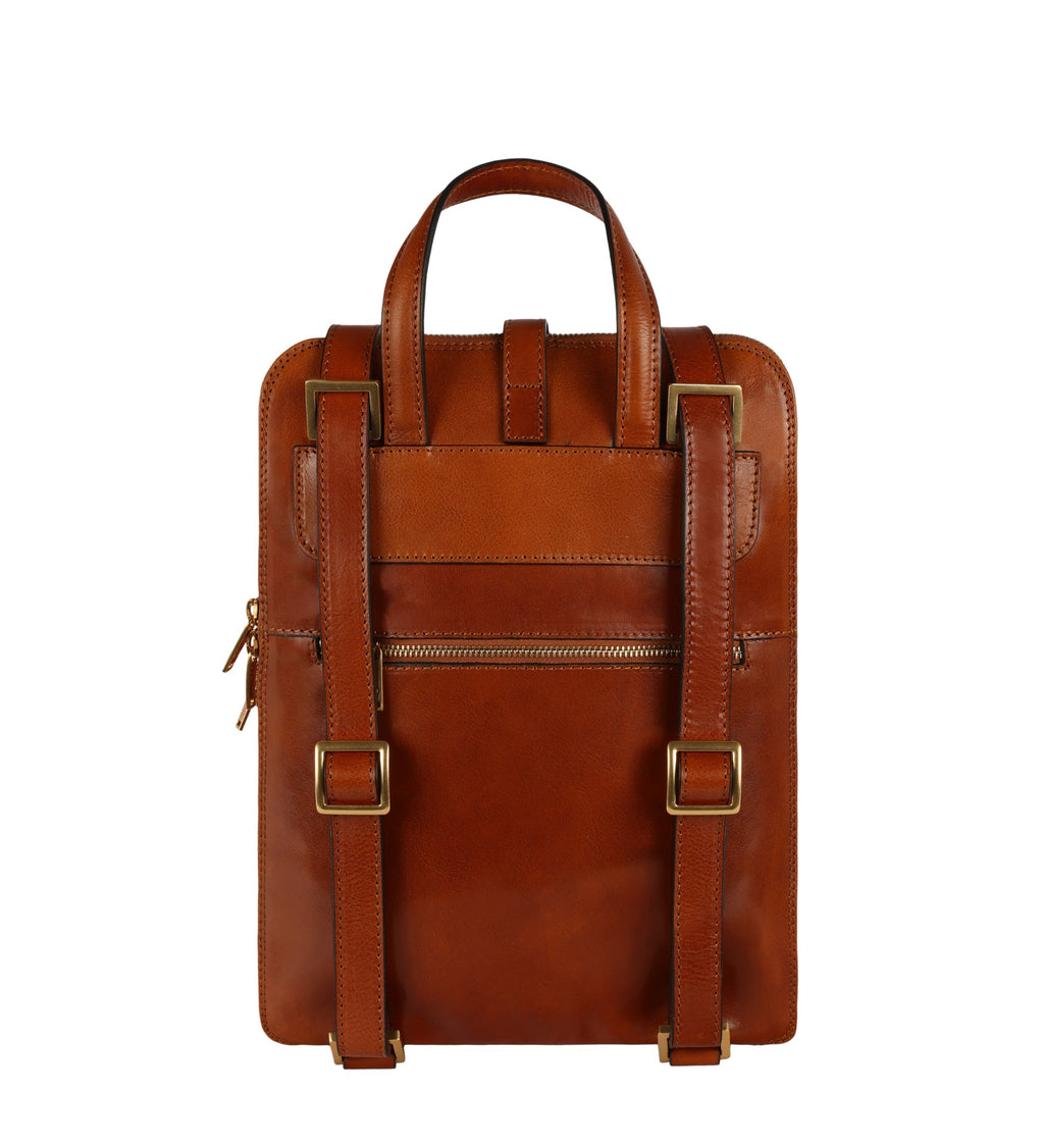 Women’s Convertible Leather Backpack Shoulder Bag