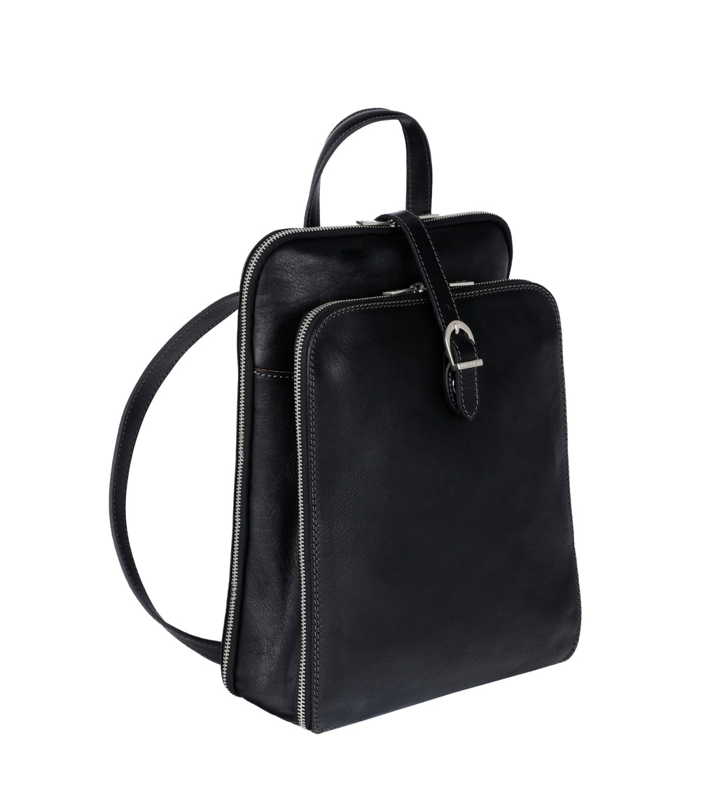 Women’s Convertible Leather Backpack Shoulder Bag