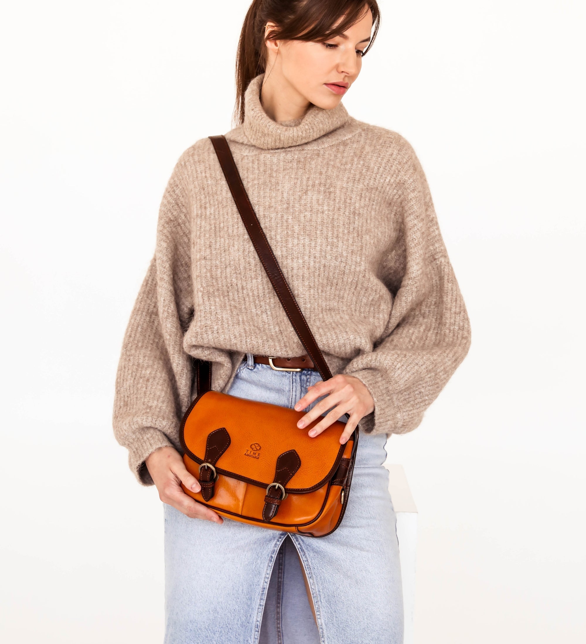Leather Saddle Bag - The Paris Wife