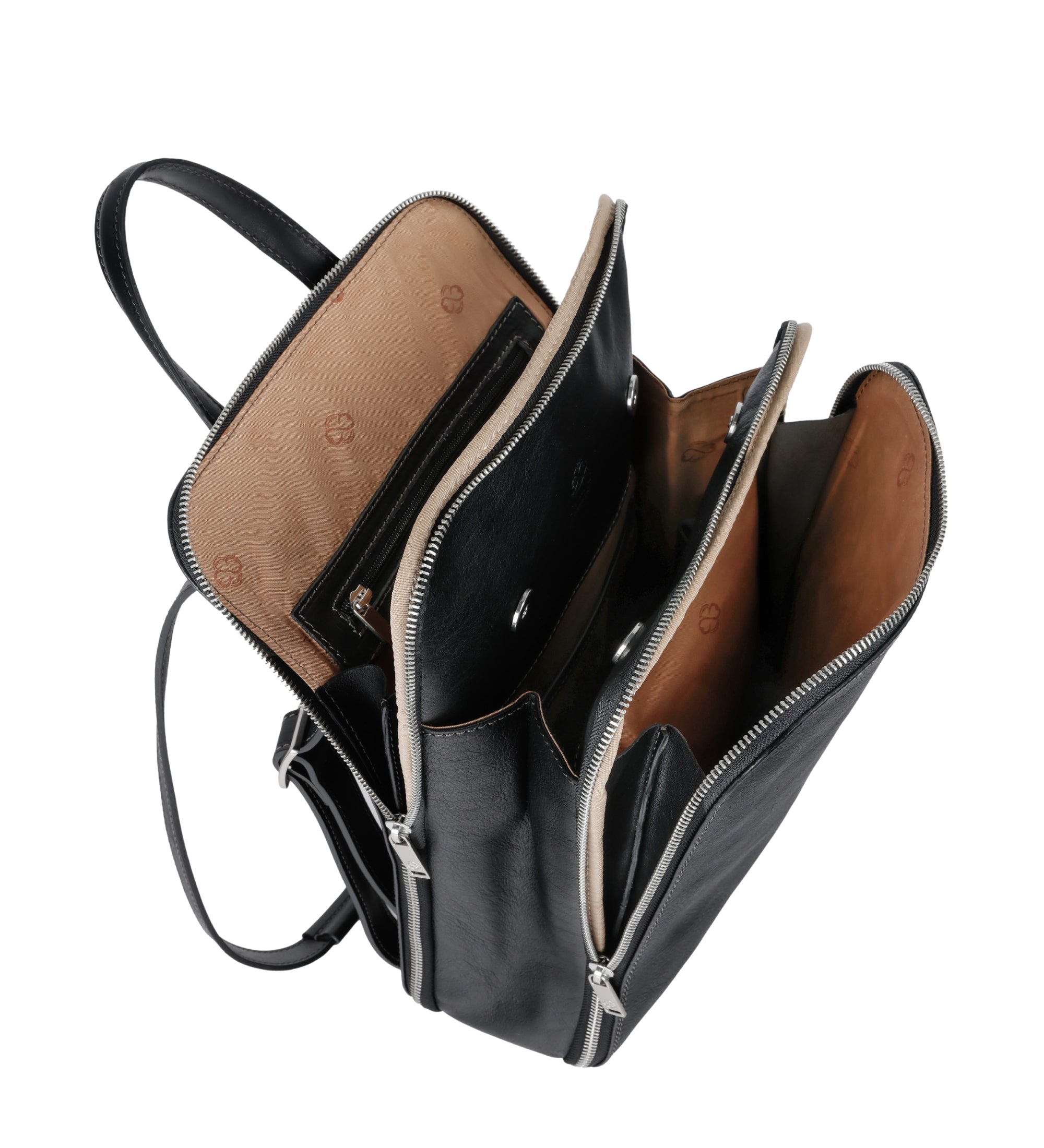 Women’s Convertible Leather Backpack Shoulder Bag