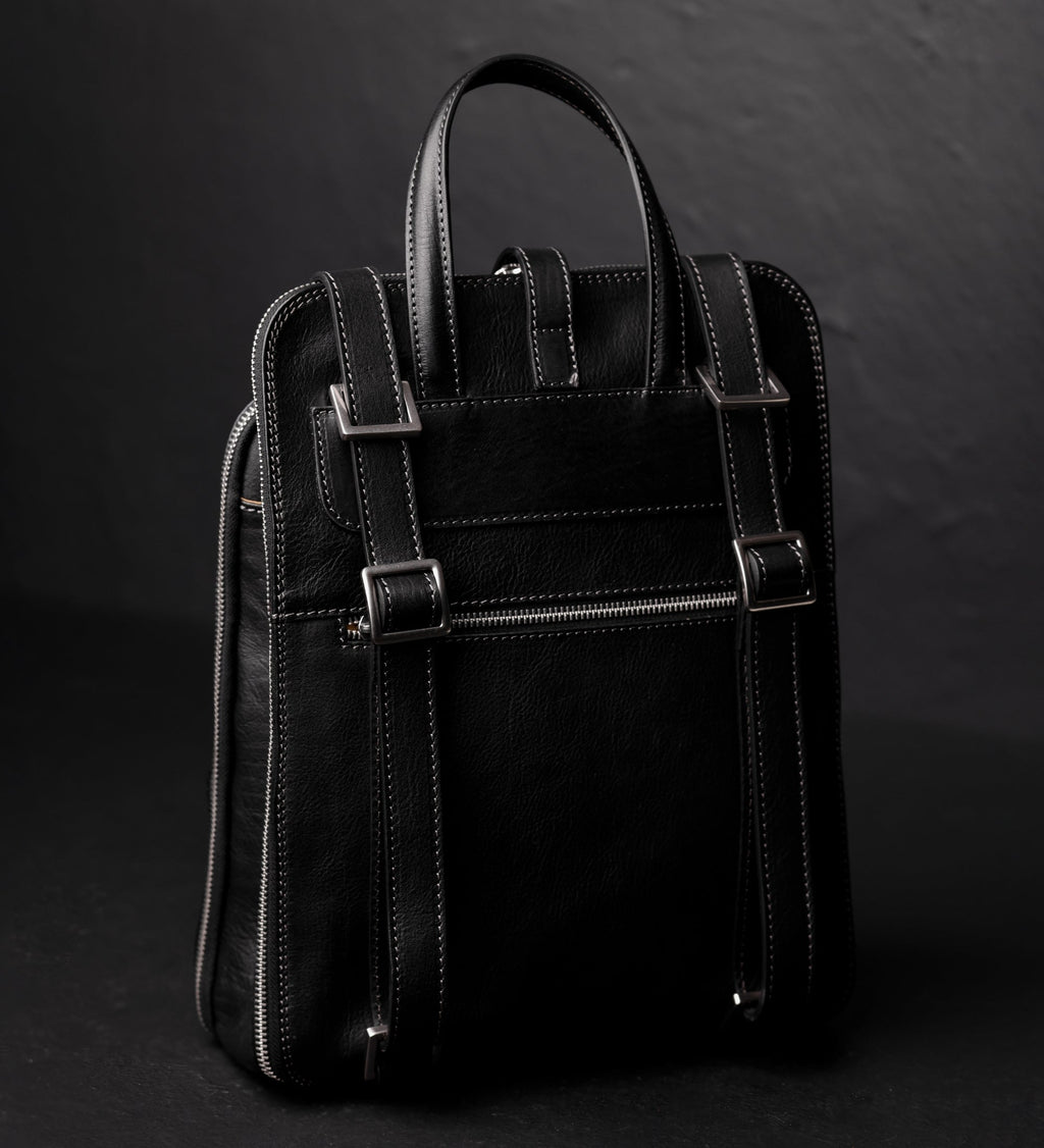 Women’s Convertible Leather Backpack Shoulder Bag