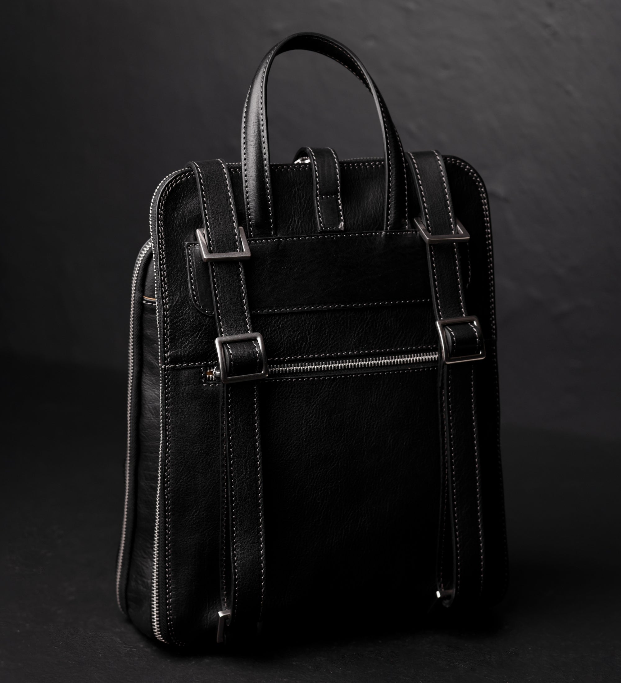 Women’s Convertible Leather Backpack Shoulder Bag