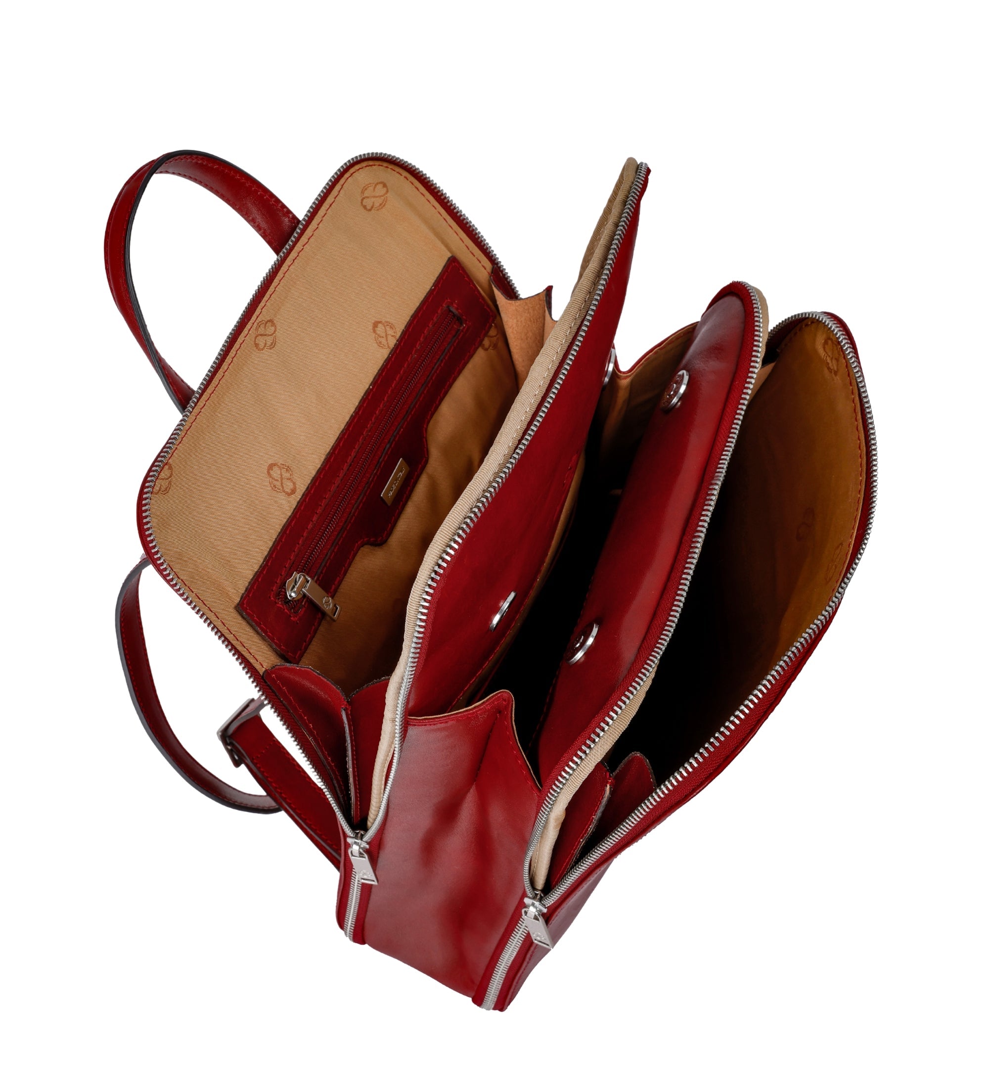 Women’s Convertible Leather Backpack Shoulder Bag