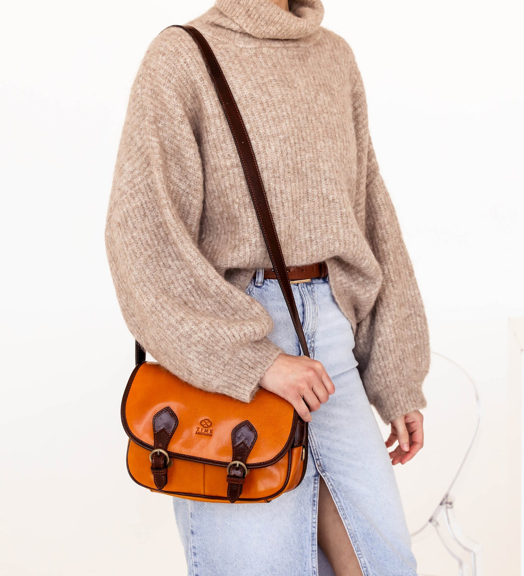 Leather Saddle Bag - The Paris Wife