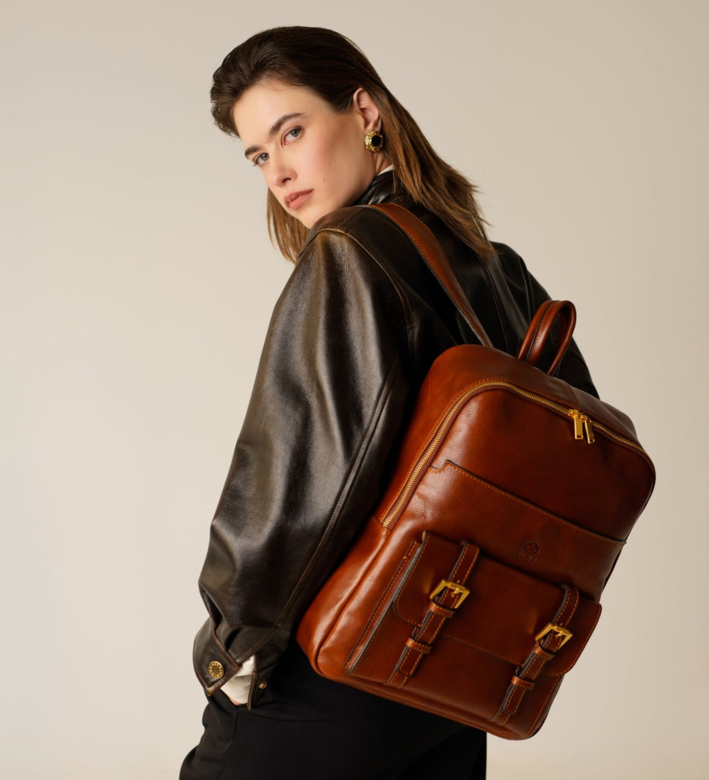Women’s Leather Backpack Travel Bag
