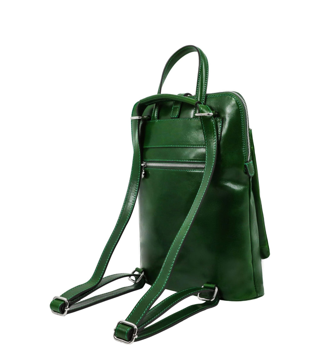 Women’s Leather Briefcase Laptop Bag (Black)