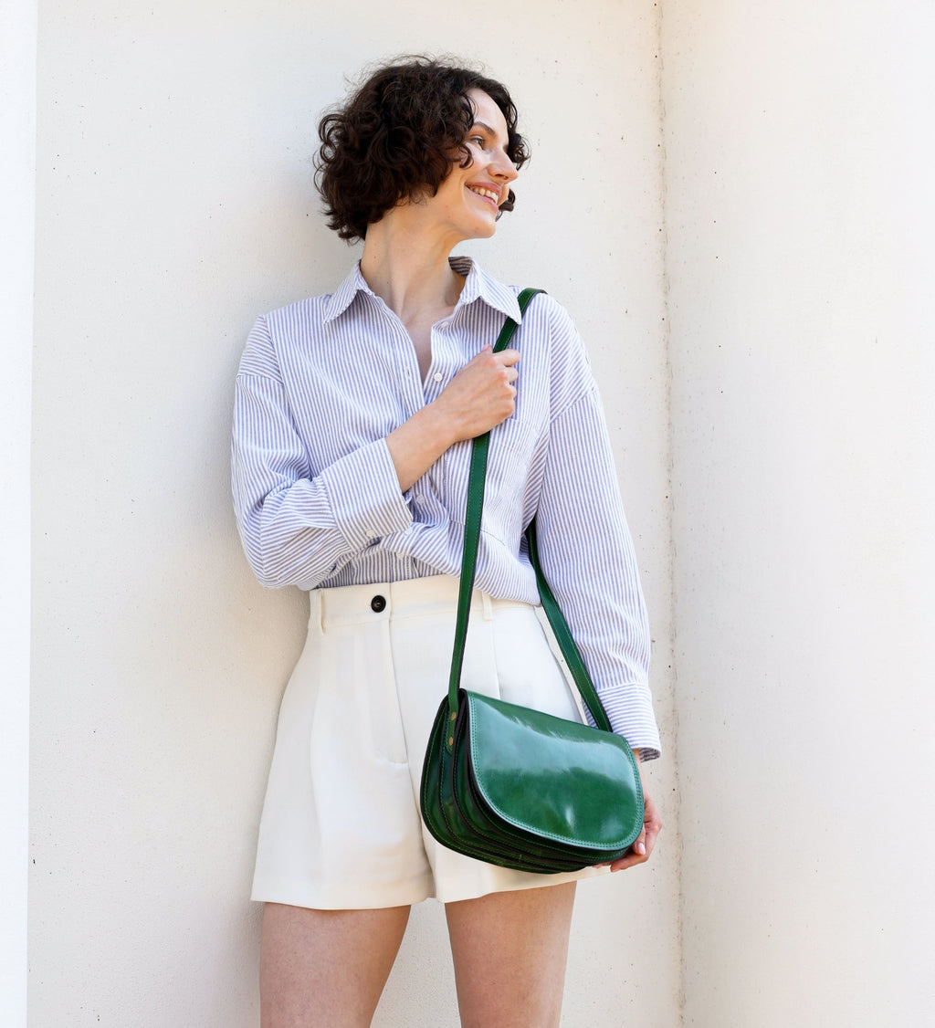 Full-Grain Leather Messenger Bag – Moonfleet