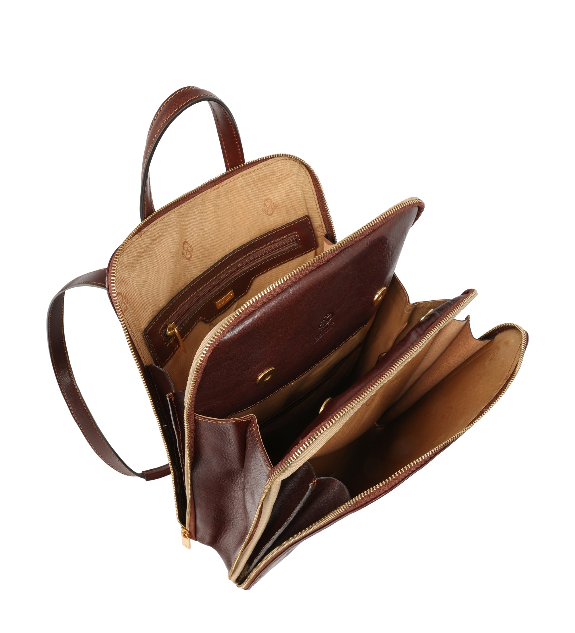 Women’s Convertible Leather Backpack Shoulder Bag