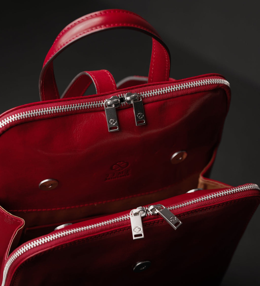 Women’s Convertible Leather Backpack Shoulder Bag