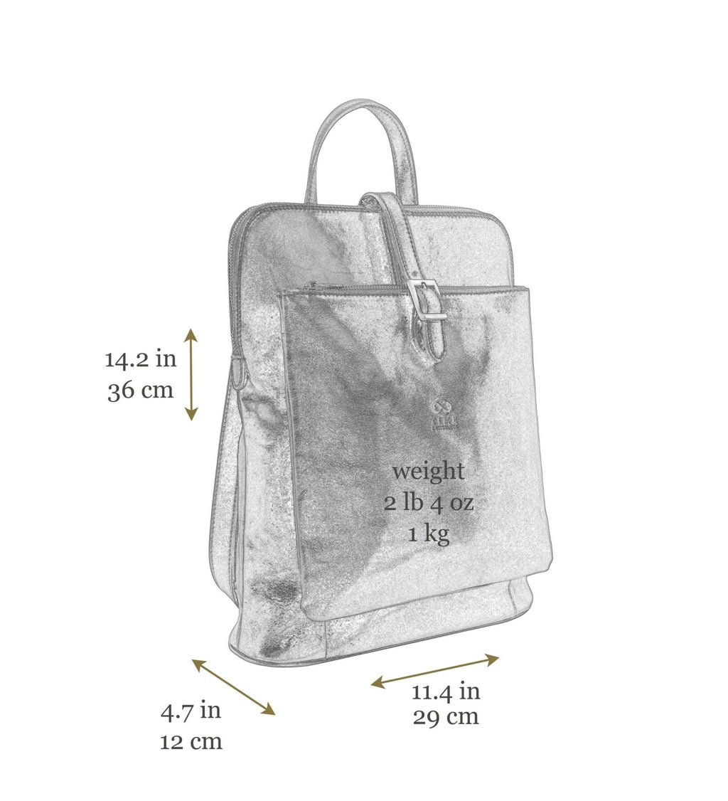 Women’s Leather Briefcase Laptop Bag (Black)