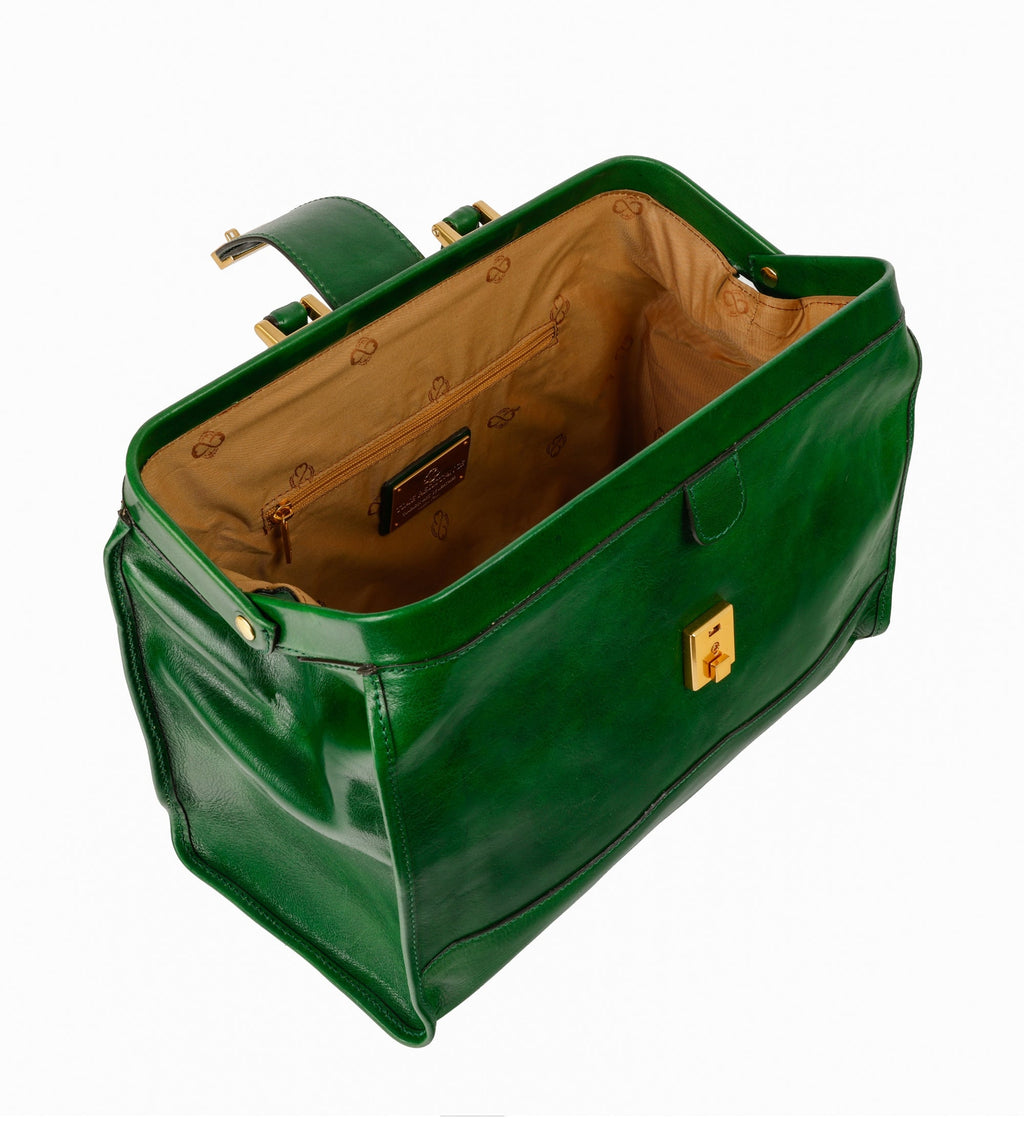 Small Leather Doctor Bag for Women