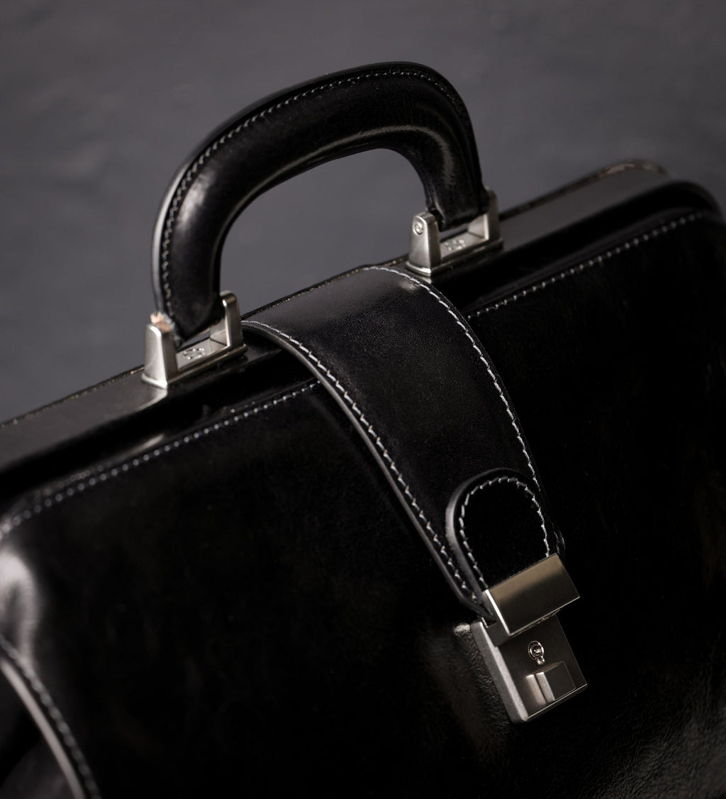 Small Leather Doctor Bag for Women