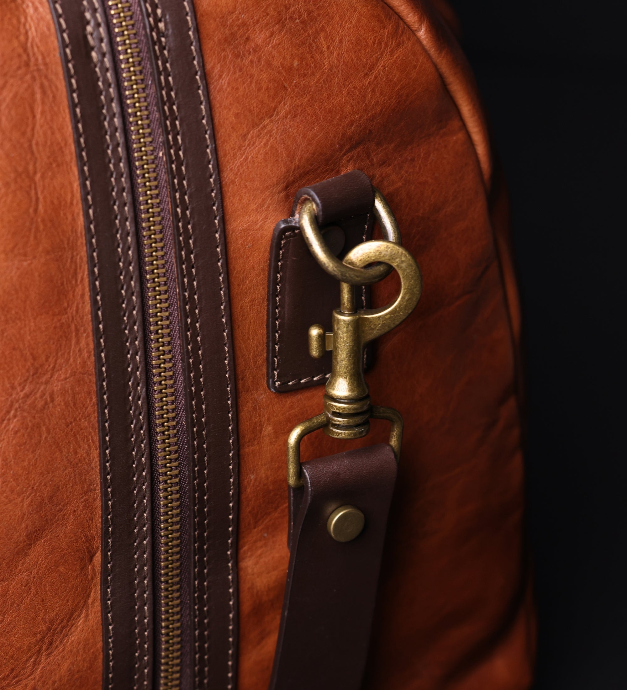 Leather Duffel Bag for Women