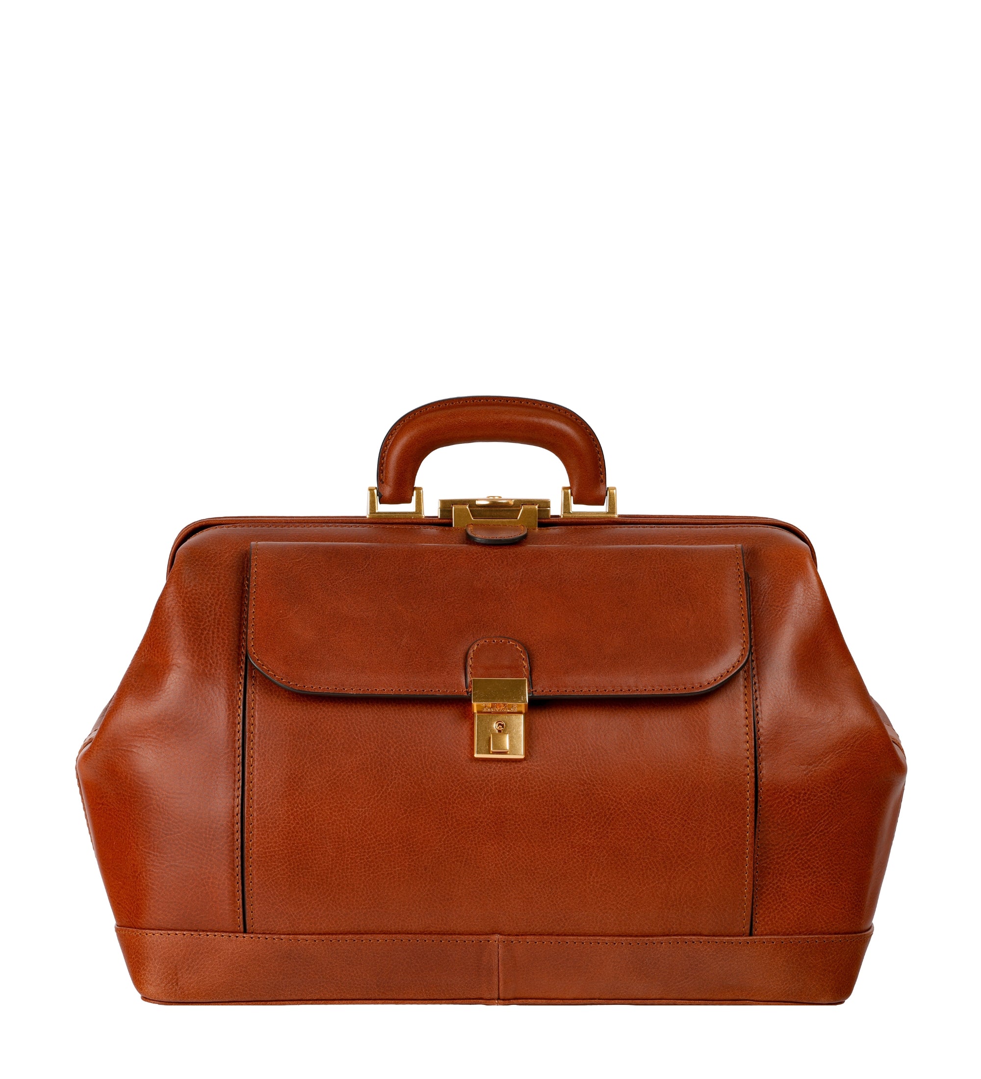 Large Italian Leather Doctor Bag for Women