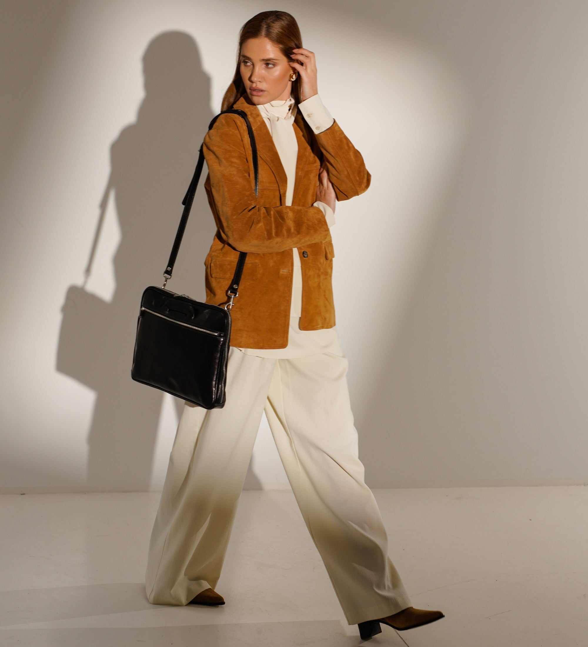 Women’s Leather Briefcase Laptop Bag