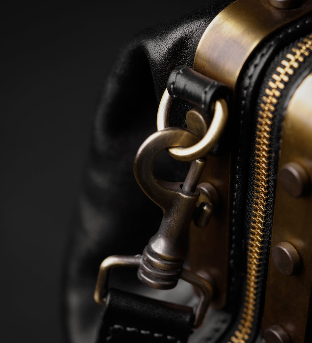 Womens Leather Doctor Bag Medical Bag Leather Handbag - Doctor Faustus