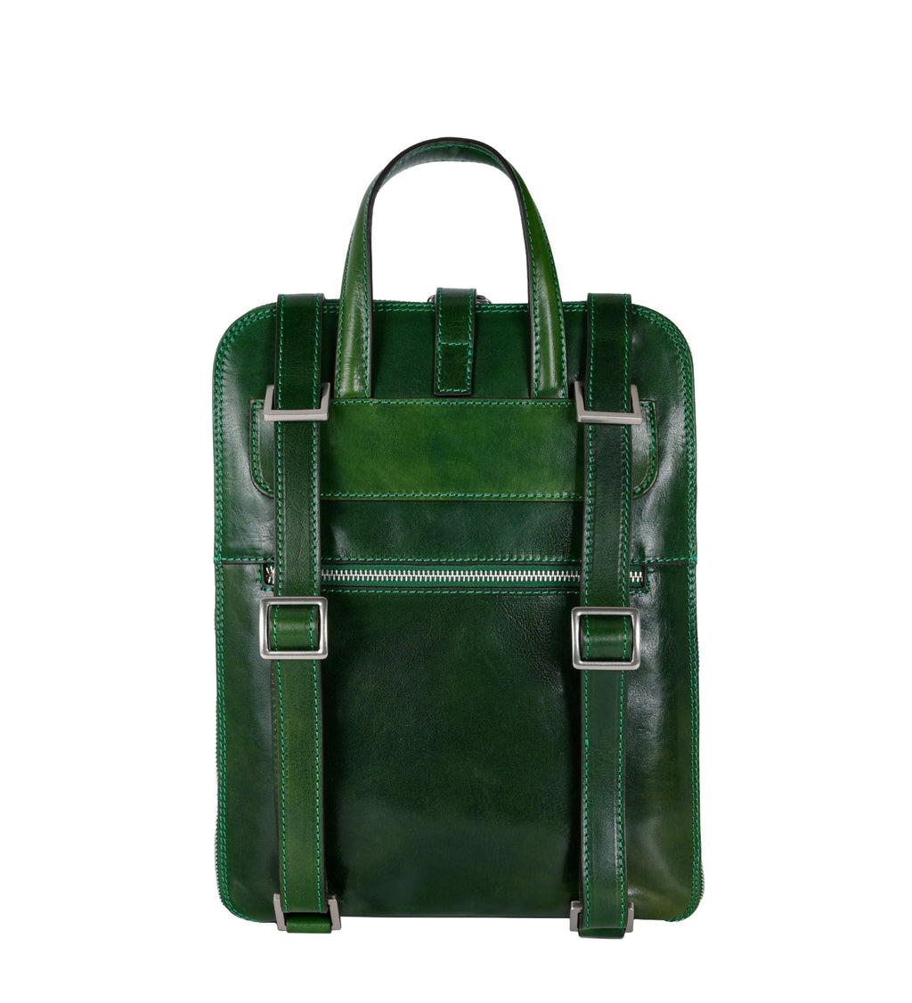 Women’s Convertible Leather Backpack Shoulder Bag