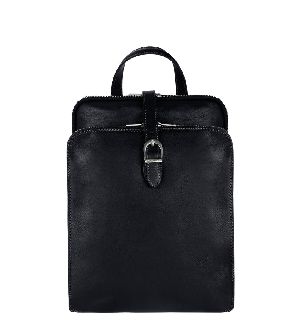 Women’s Convertible Leather Backpack Shoulder Bag