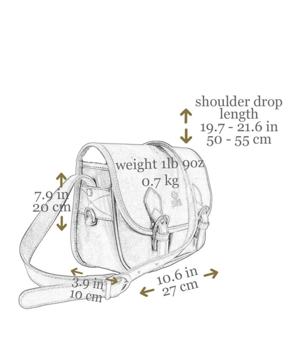 Leather Saddle Bag - The Paris Wife