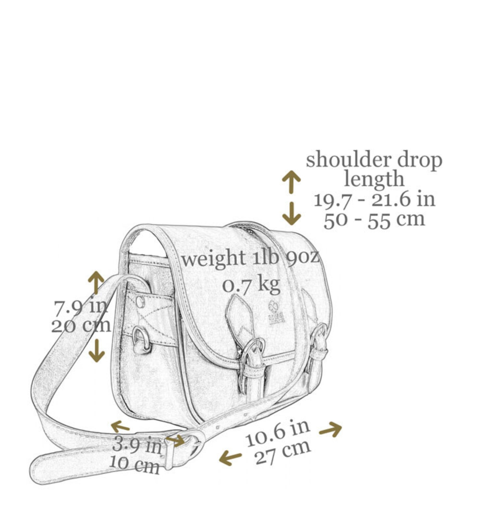 Leather Saddle Bag - The Paris Wife